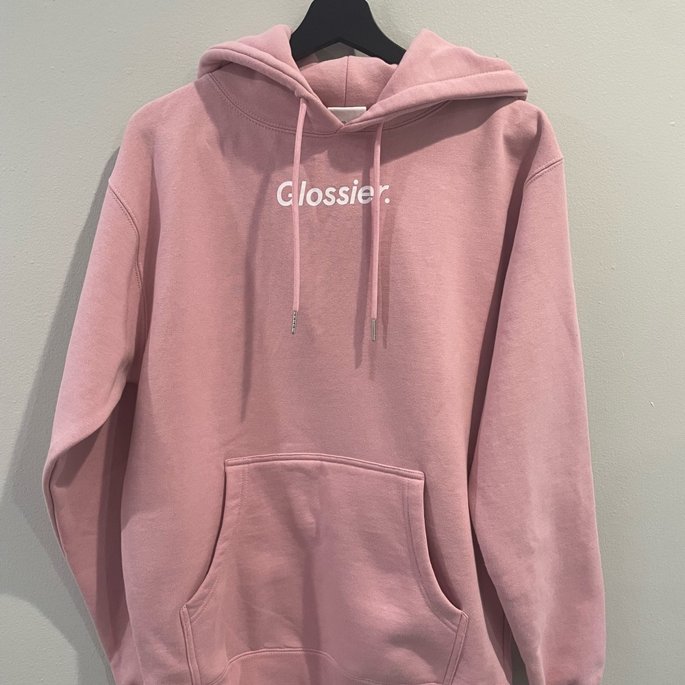 Glossier — Original Pink Hoodie